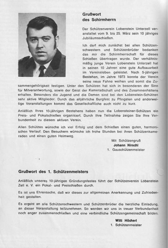 Zeitungsartikel Preisschieen 1979